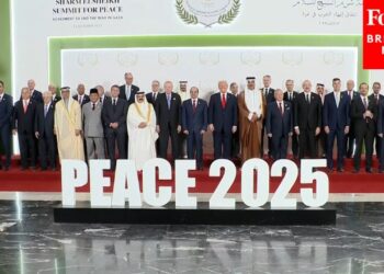 JUST IN: President Trump Meets With World Leaders And Takes A Photo At A Peace Summit In Egypt