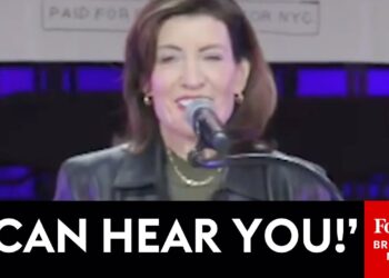 Watch Kathy Hochul's Response As Crowd At Zohran Mamdani Rally Chants, 'Tax The Rich!'