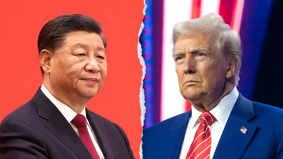CEO explains multimillion-dollar investment in US rare earth processing plant, makes bold 2028 prediction 6 Split image of Chinese President Xi Jinping, left, and President Donald Trump, right.