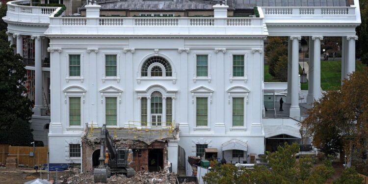 Majority of Americans Disapprove Of Trump’s Ballroom Project, New Poll Shows