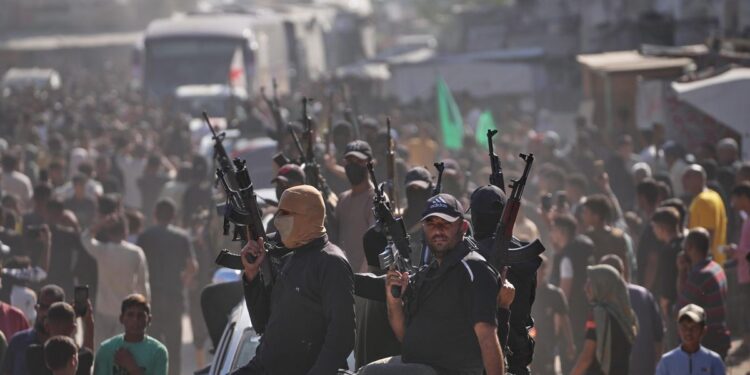 Trump says he has eyes on Hamas to keep returning hostages Trump says he has eyes on Hamas to keep returning hostages
