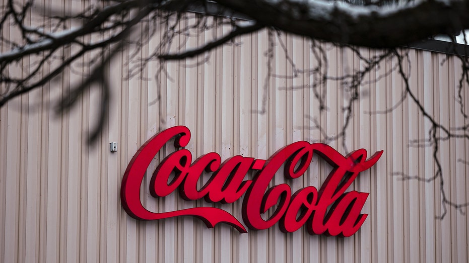 Coca-Cola officially rolls out cane sugar soda across US markets following Trump's urging: report 6 Coca-Cola logo displayed on building