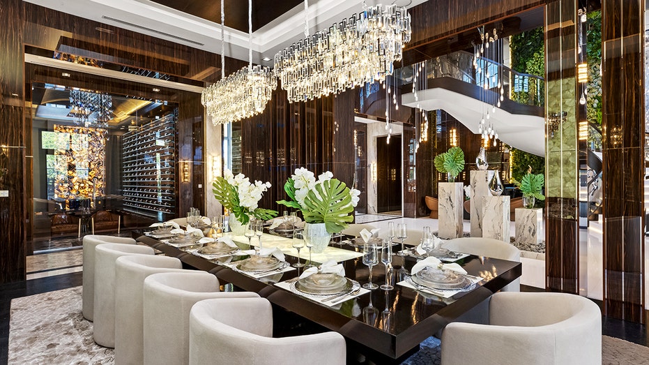 Inside Mark Wahlberg's new $37M Florida sanctuary as celebrities continue exodus from California 11 Mark Wahlberg's Florida home dining room