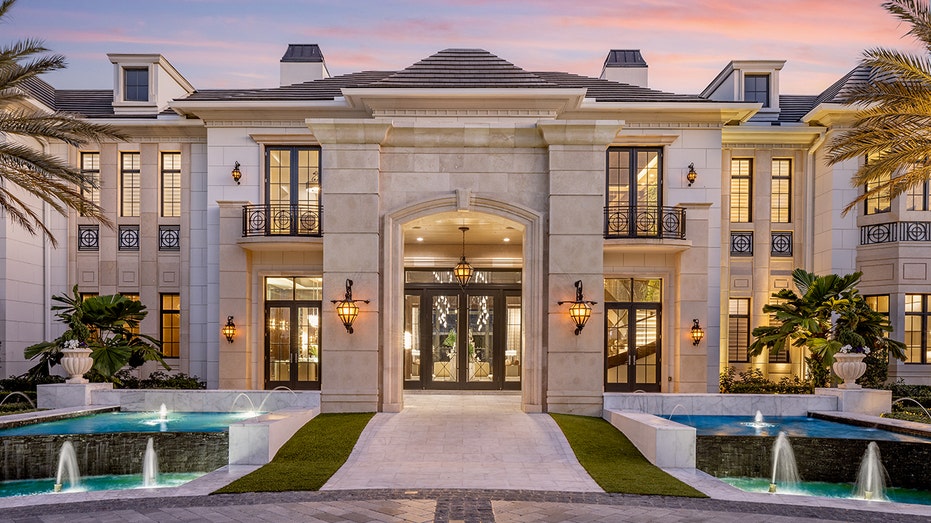 Inside Mark Wahlberg's new $37M Florida sanctuary as celebrities continue exodus from California 9 The front view of Mark Wahlberg's Delray Beach home