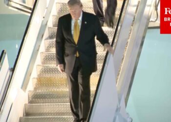 President Trump Departs Washington, D.C., To Spend The Weekend In Palm Beach, Florida