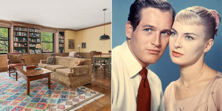 Paul Newman and Joanne Woodward’s New York apartment hits market for first time in 40 years for .69M Paul Newman and Joanne Woodward’s New York apartment hits market for first time in 40 years for .69M