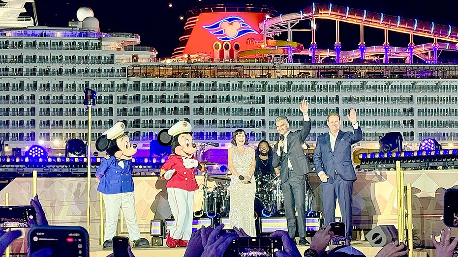 Disney launches newest cruise ship amid massive seafaring expansion 5 Disney executives during Destiny christening