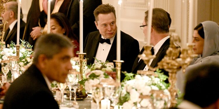 Elon Musk returns to White House for bin Salman dinner after ending Trump feud