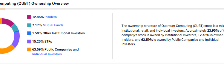 With Quantum Computing (QUBT) Stock Up 13% After Q3 Earnings, Let’s Look at Who Owns It