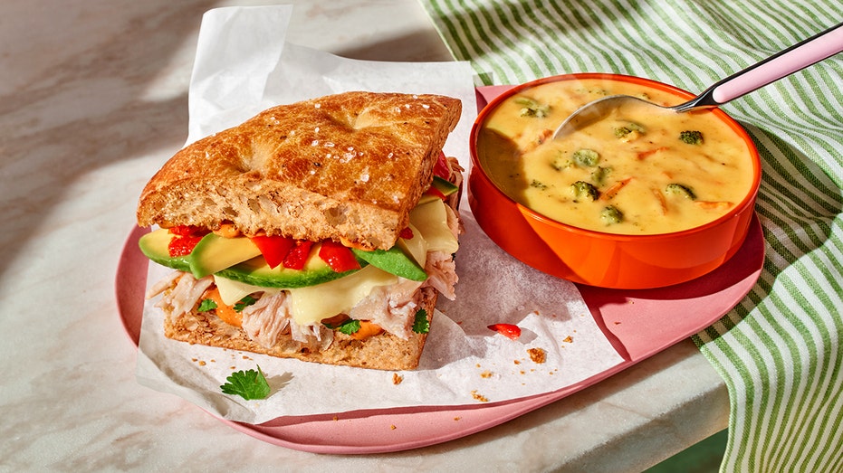 panera bread broccoli cheddar soup and chipotle chicken avocado melt half yp2 fox news 001
