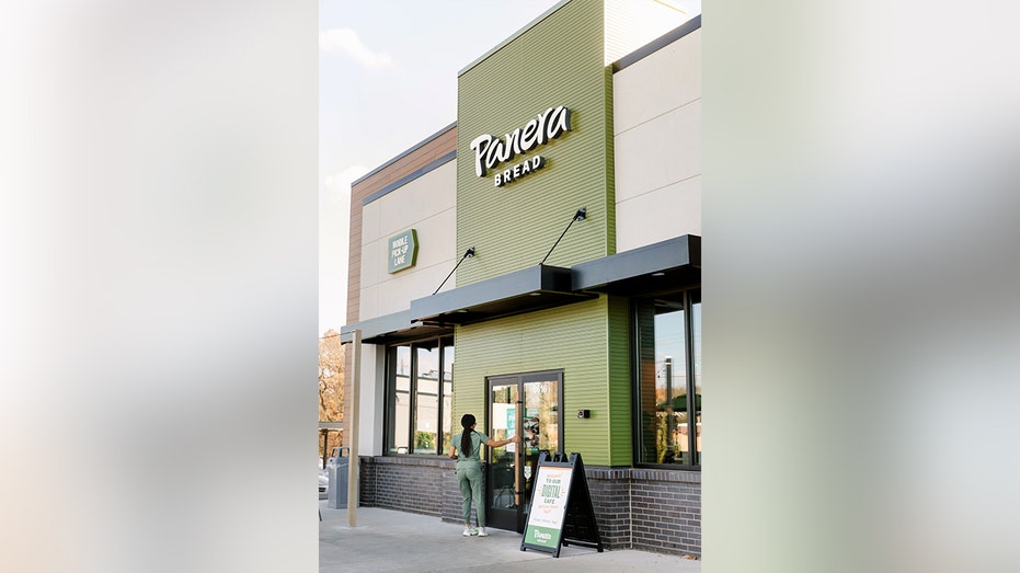 Outside of a Panera Bread